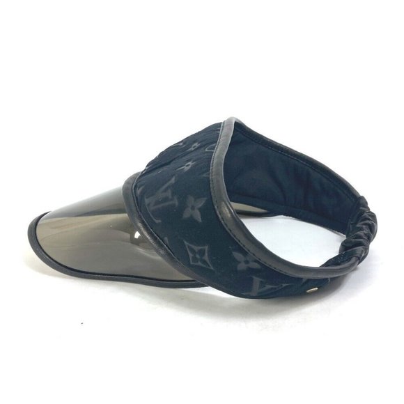 LOUIS VUITTON Monogram hat Sun visor Nylon Black - Picture 7 of 11